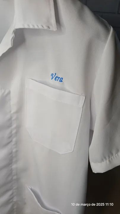 Jaleco Branco - Tamanho M - Foto 3