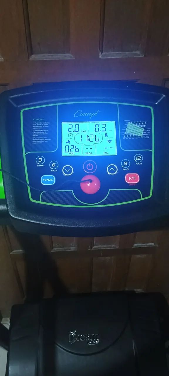 Esteira Profissional Dream Concept 2.1 Bivolt apenas 6 meses de uso impecável  - Foto 2