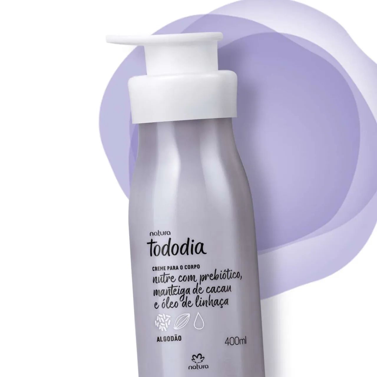 Hidratante Corporal Tododia Algodão 400ml - Foto 3