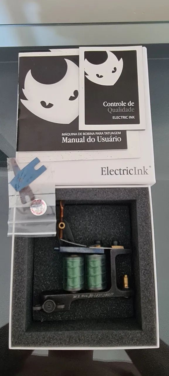 Máquina tatuagem bobina Electric Ink Paulo Fernando Bulldog Shader - Foto 4