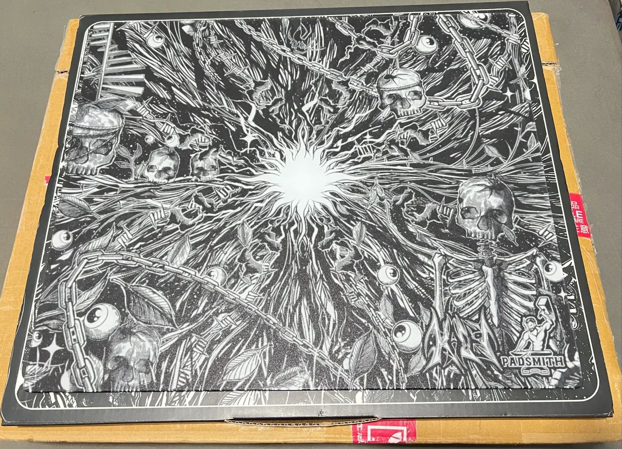 Mousepad de Vidro Padsmith Dark Chaos Kalei Edition - Periféricos