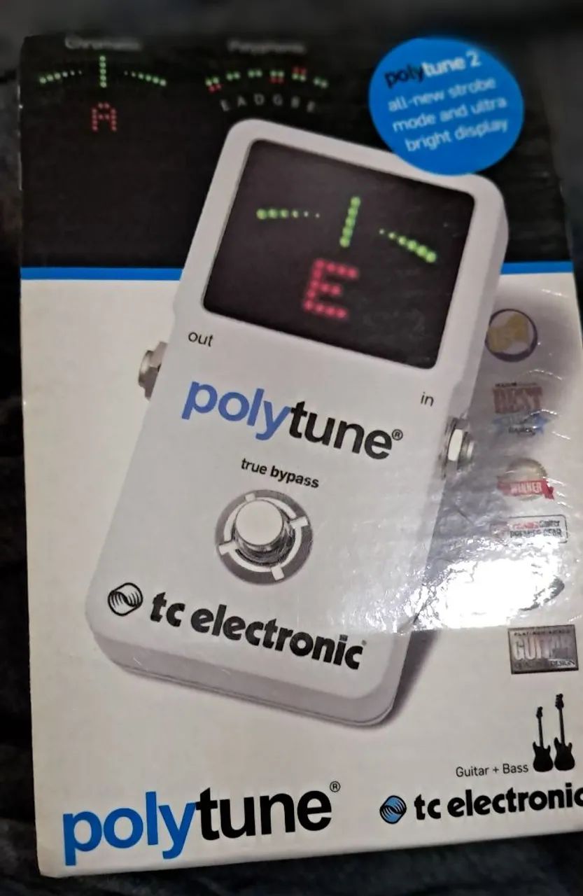 Afinador p/Guitarra Baixo Violão e outros TC electronic Polytune 2