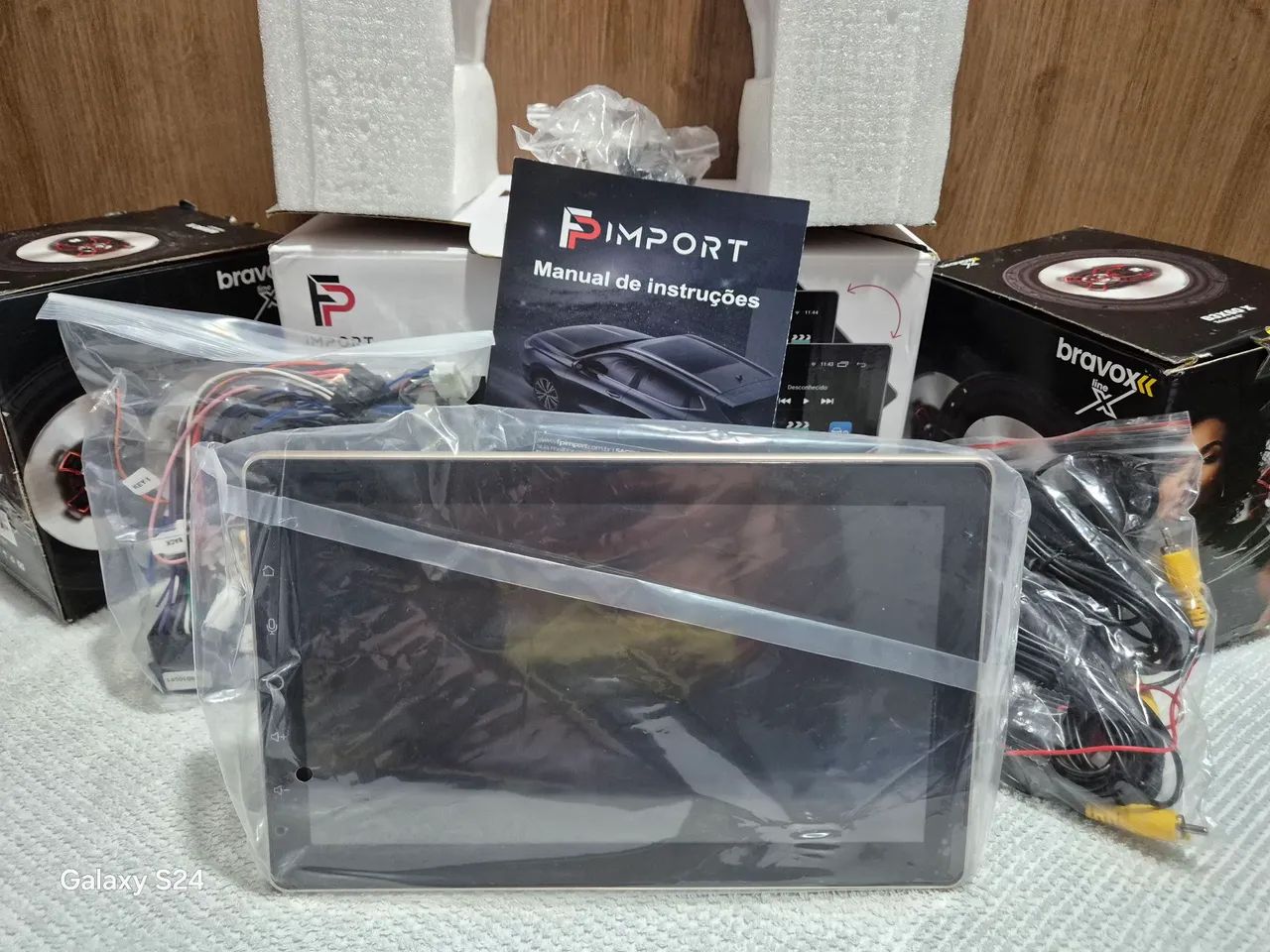 CENTRAL MULTIMÍDIA FP IMPORT SYNC TRANSFORMERS DIN 1 + CAIXAS DE