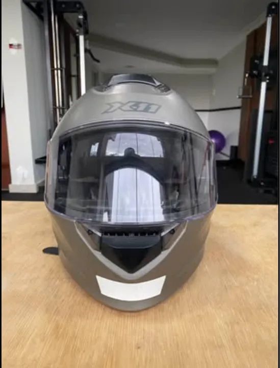 Capacete X11 Turner (Robocop) Cinza - Foto 5
