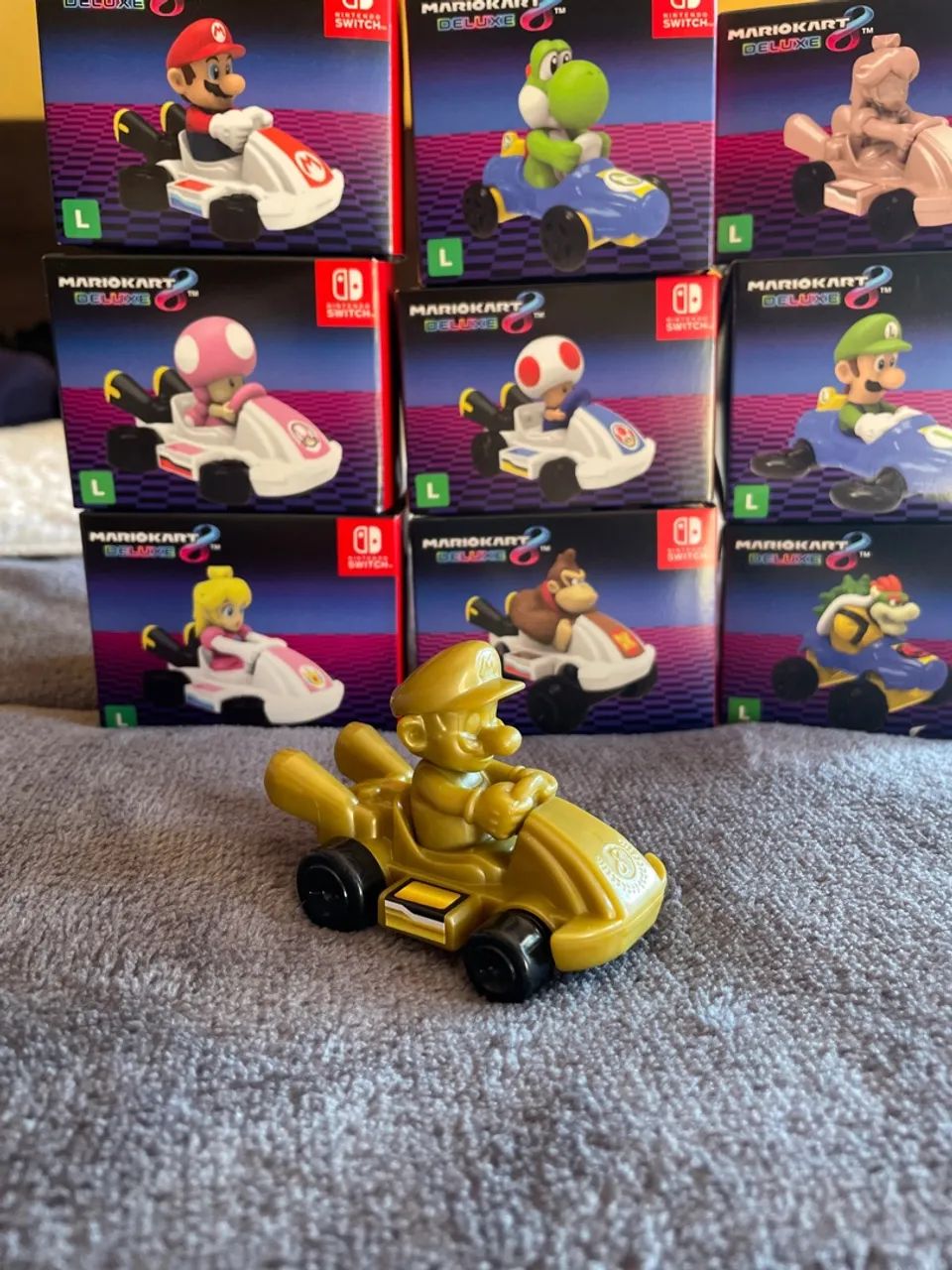 Coleção Mario Kart Deluxe - Todas Miniaturas