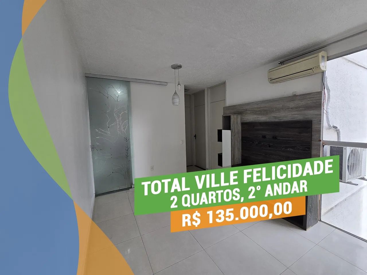 Total Ville Felicidade - 2 Quartos - Lago Azul