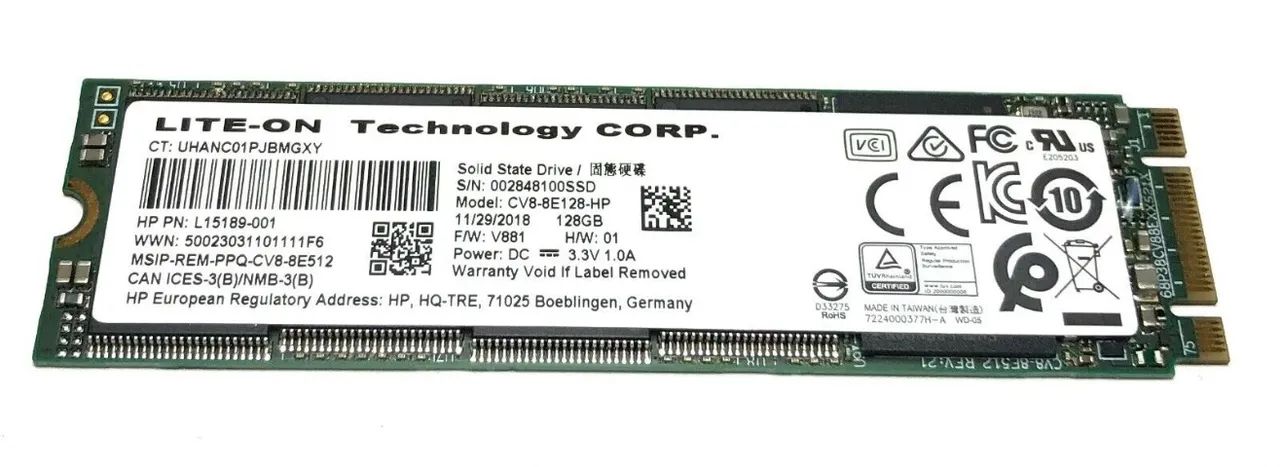 SSD Sata Lite-On 128GB - cv8-8e128-hp