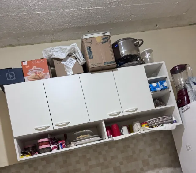 Armário de cozinha 4 portas novo em MDF