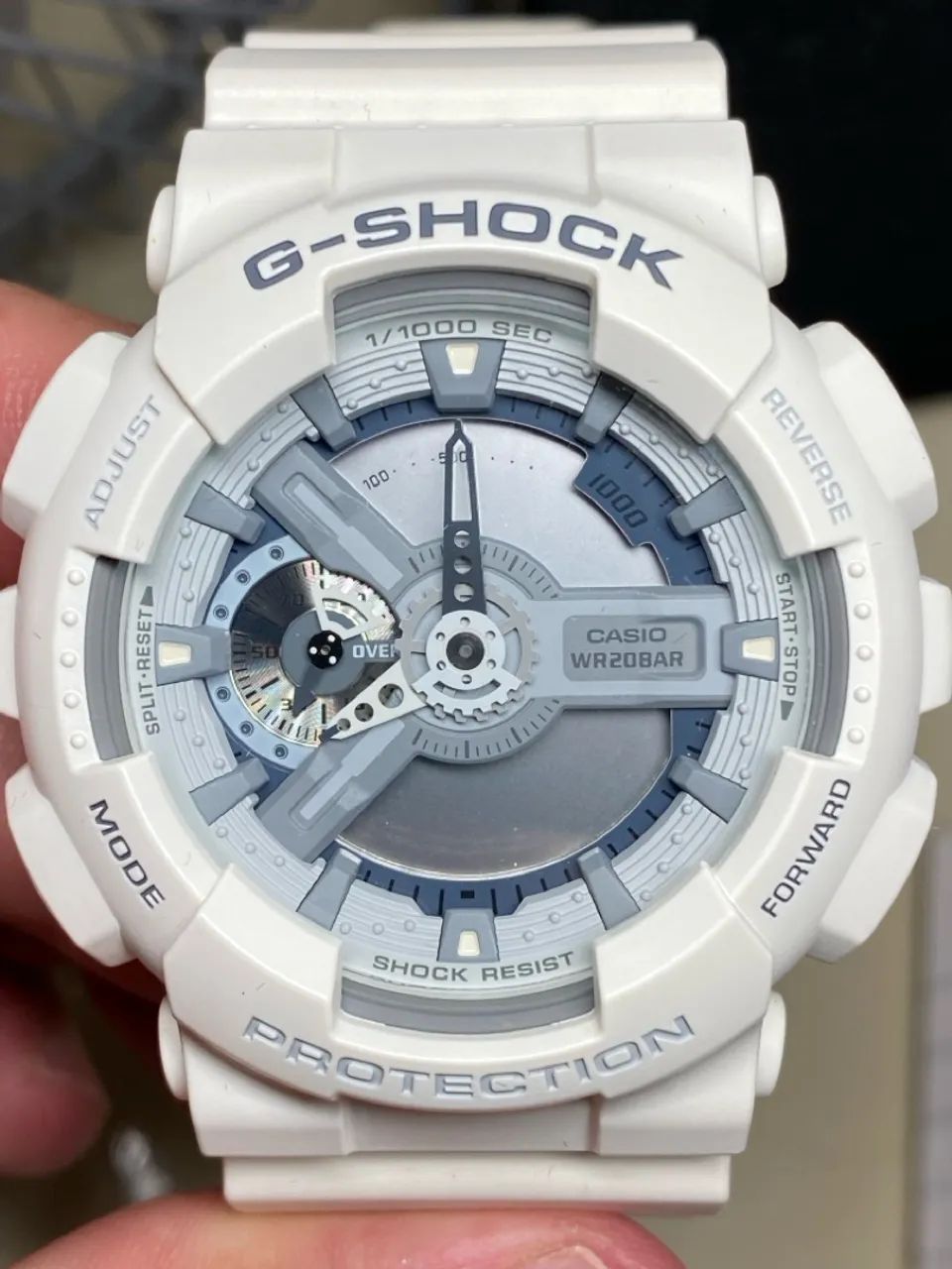 Relógio G-Shock branco original, estado de novo, sem bateria. - Foto 4