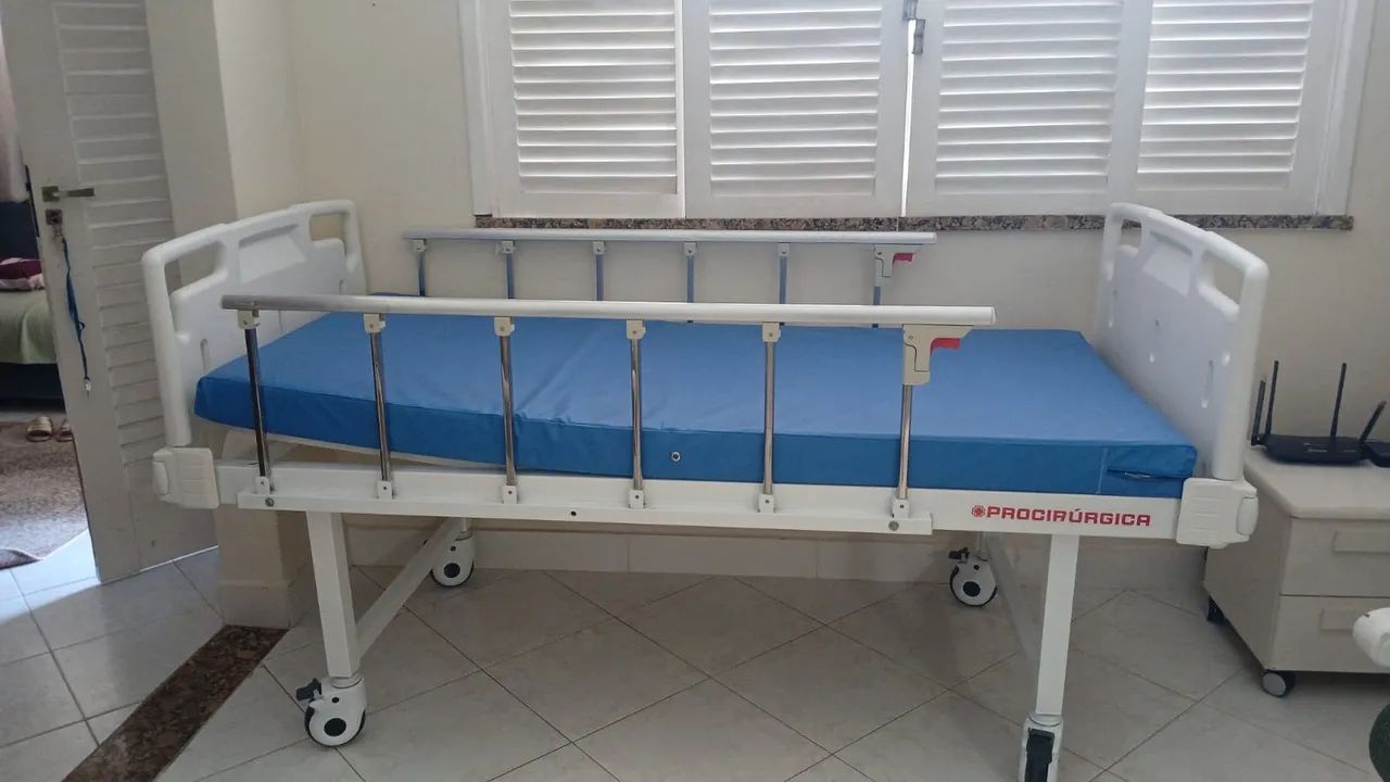 Cama hospitalar usada - Foto 2