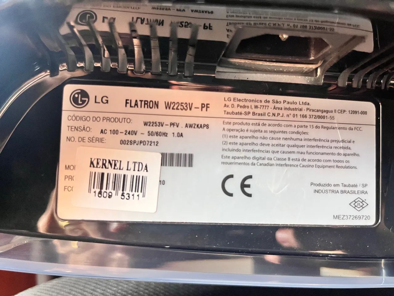 Monitor Lg Flatron 21,5 Polegadas W2253v  - Foto 4