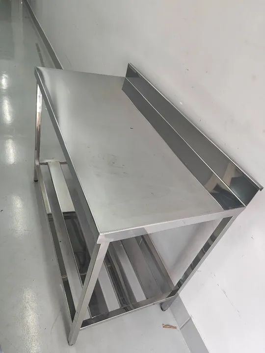 Mesa inox  1.20x60  A PRONTA ENTREGA  - Foto 3