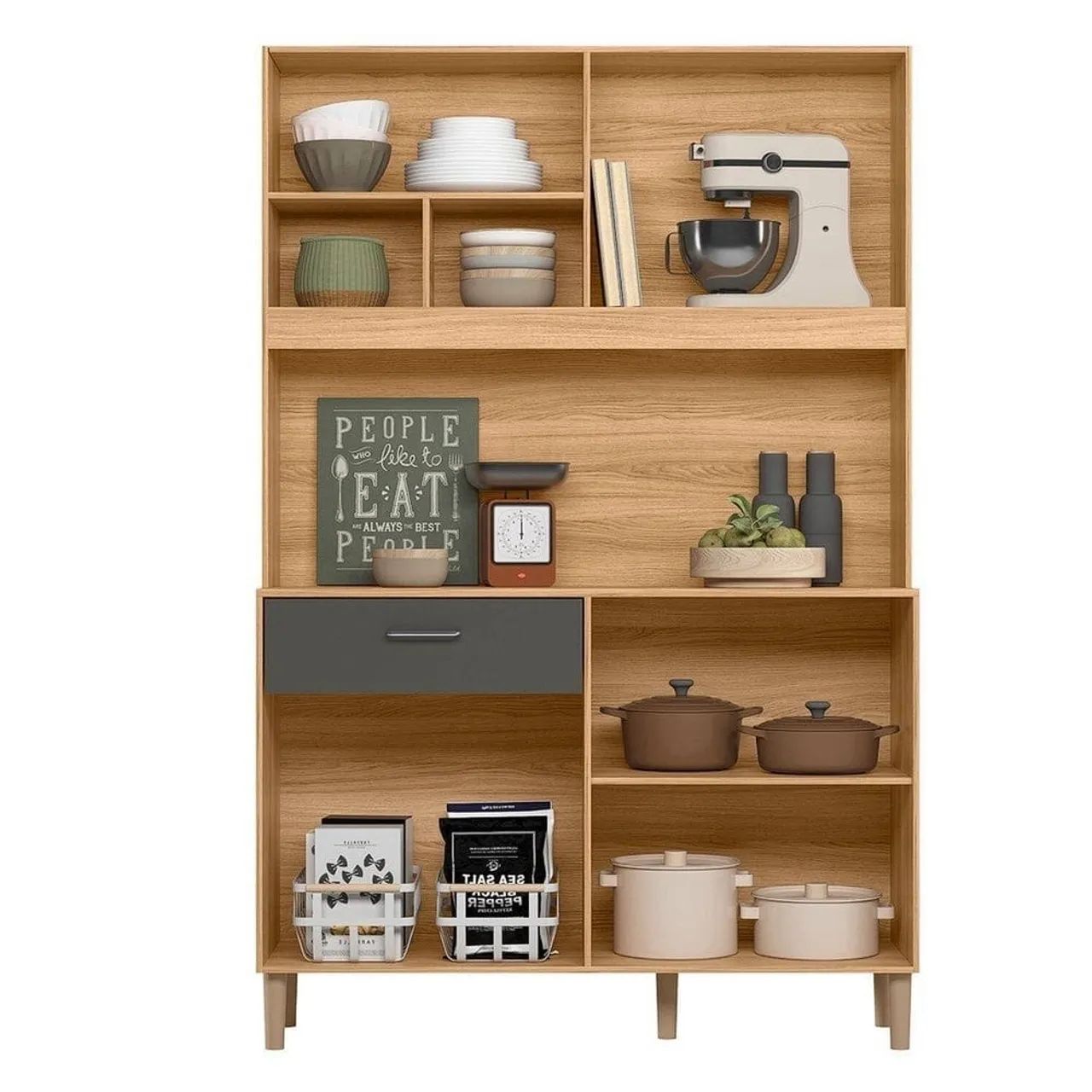 Armário de Cozinha com Design Moderno e Estilo Industrial - Foto 3