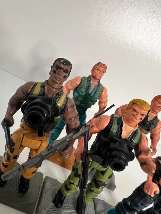 Bonecos Sos Comandos Soldados Militar Coleção Anos 80 - Foto 2