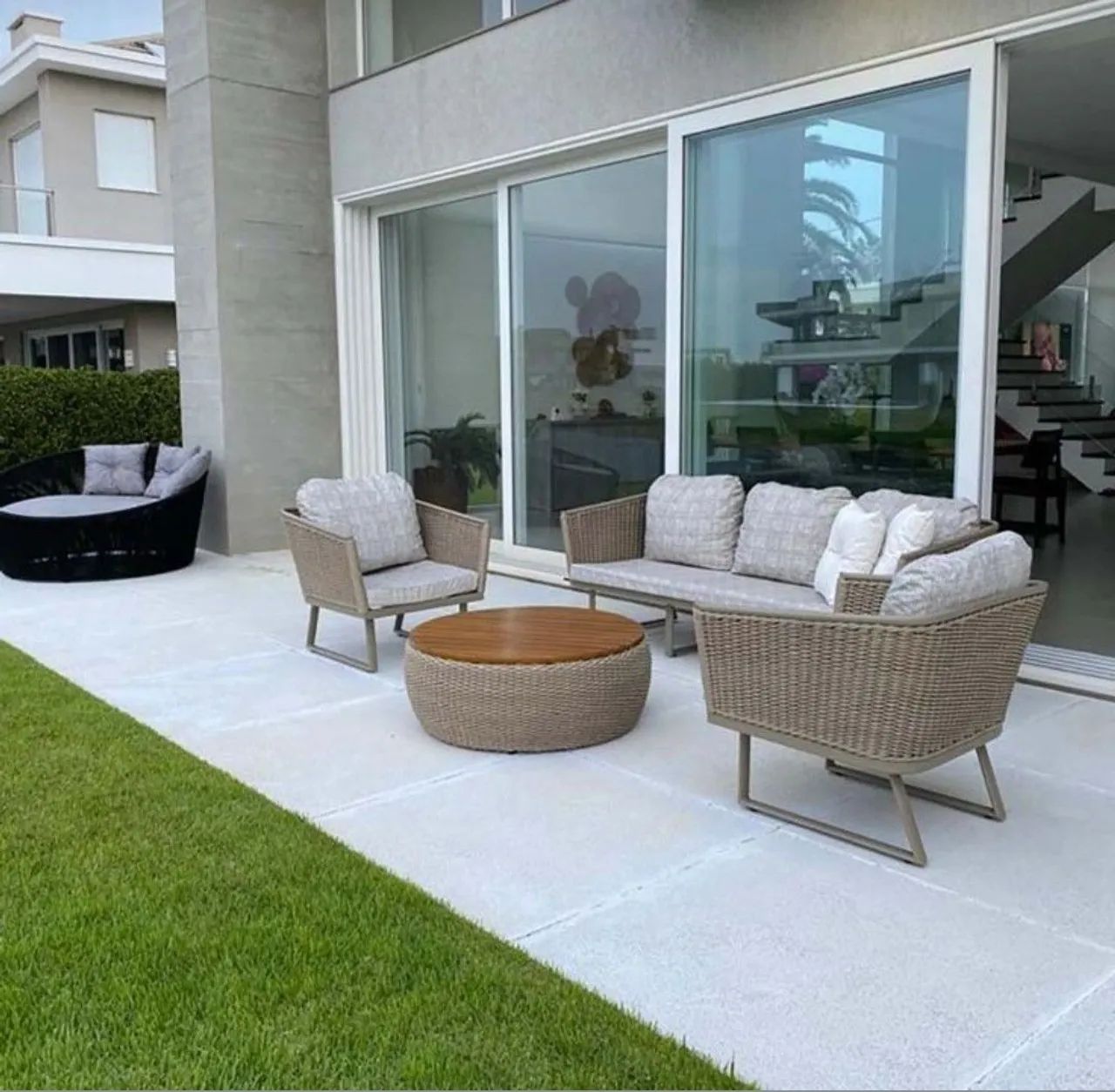 Conjunto de Sofá e Poltronas para Área Externa - Foto 3