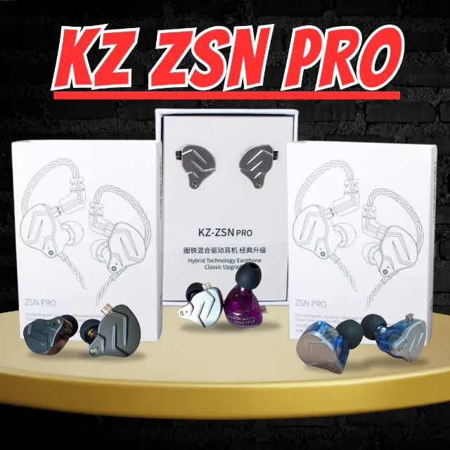 Fone kZ ZSN PRO 4 Drivers Retorno de Palco - Lacrado, Monitor de palco - Foto 2