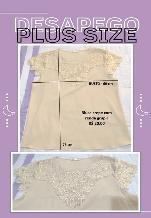 Brechó - roupas femininas Plus Size - Foto 5