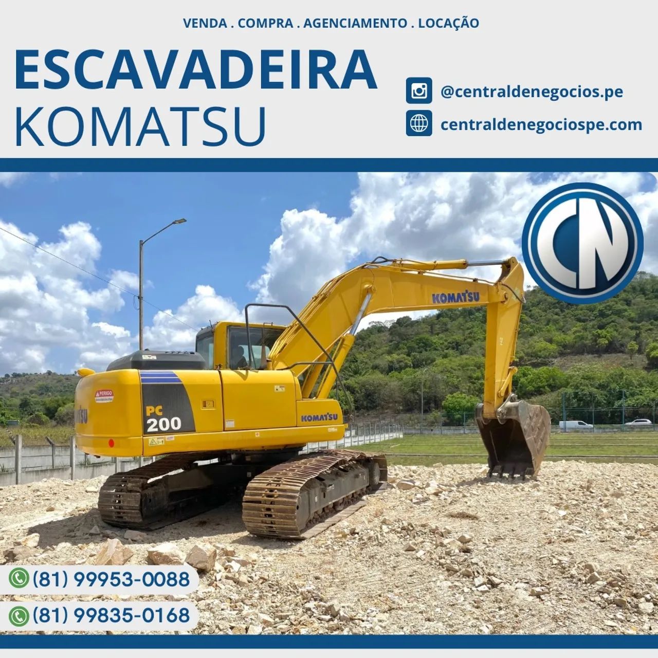 Escavadeira Komatsu PC200 2008 - Foto 2