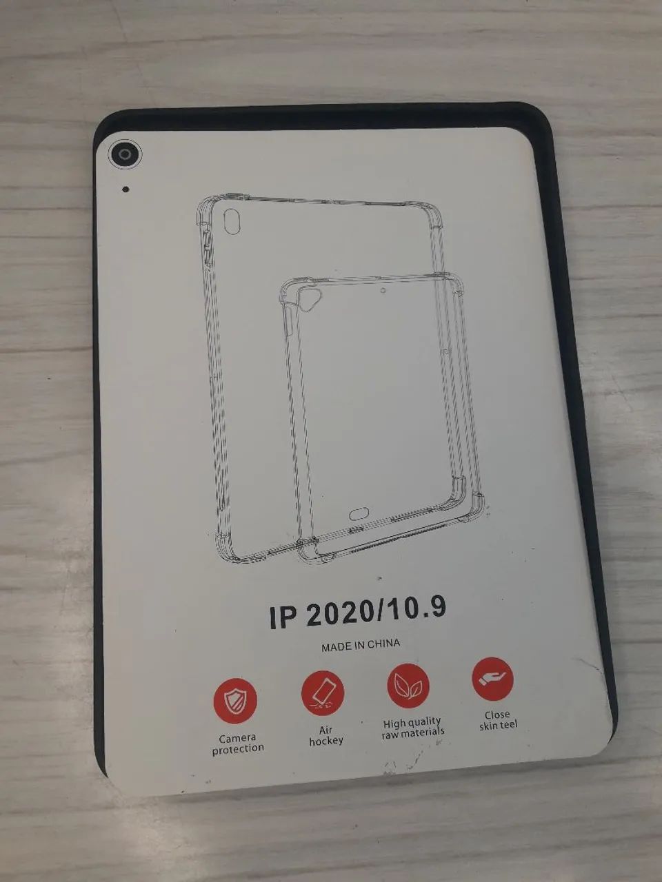 NOVA Capa Case Silicone preta IP2020/10.9.