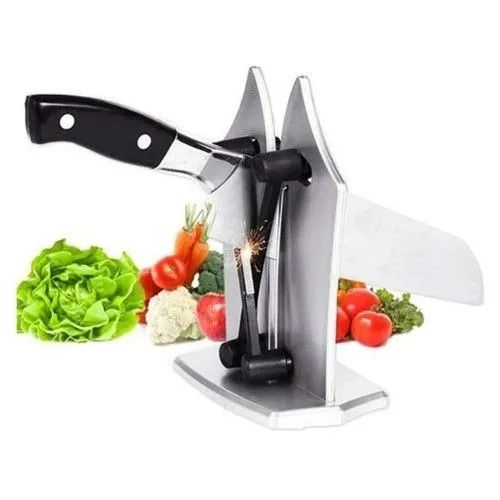 Afiador de Facas Amola Aguça Laminas Portatil Cozinha - Foto 3