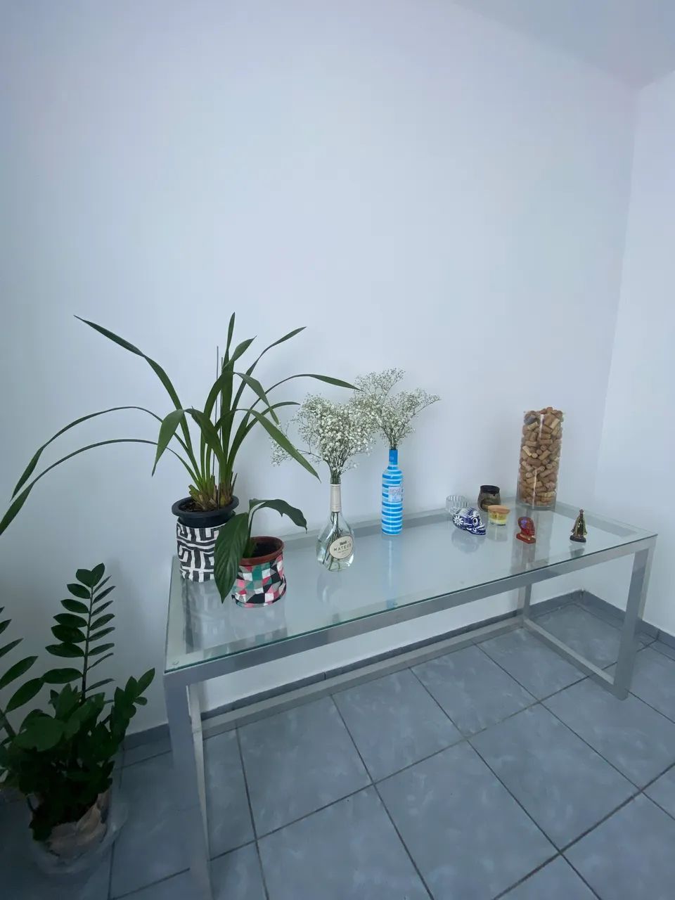 Aparador com vidro