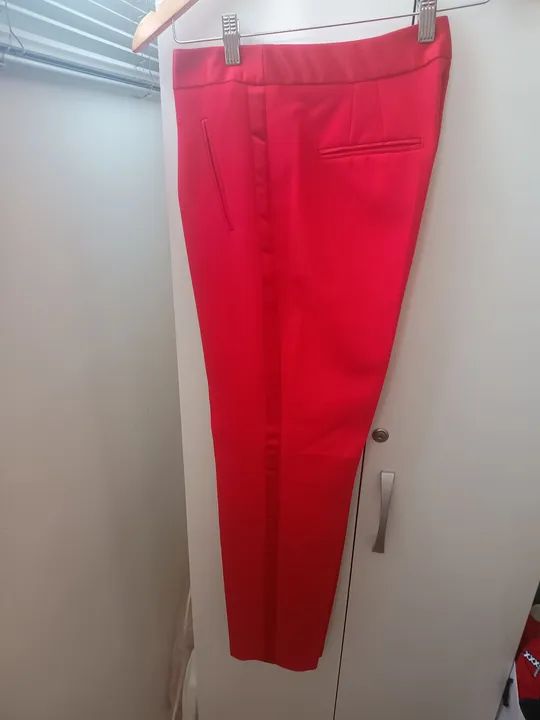 Calça Zara Basics Social Vermelha  - Foto 2