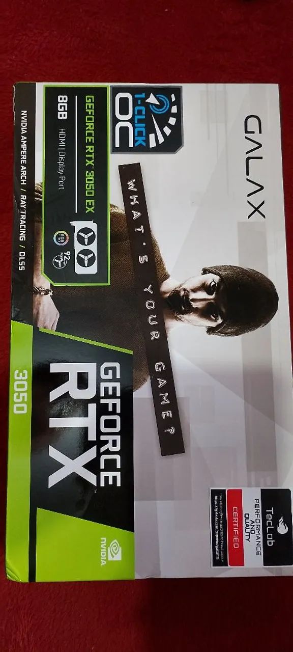 Placa de video rtx3050 8gb RGB nova - Foto 2