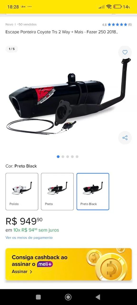 Escapamento Coyote 2 way  - Foto 6