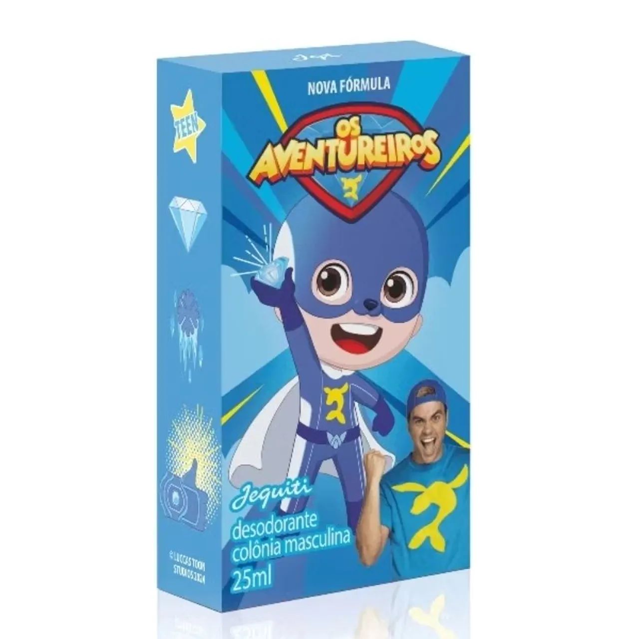 Colônia Perfume Os Aventureiros Luccas Neto Masculino 25ml Nova Embalagem Envios Hoje - Foto 2