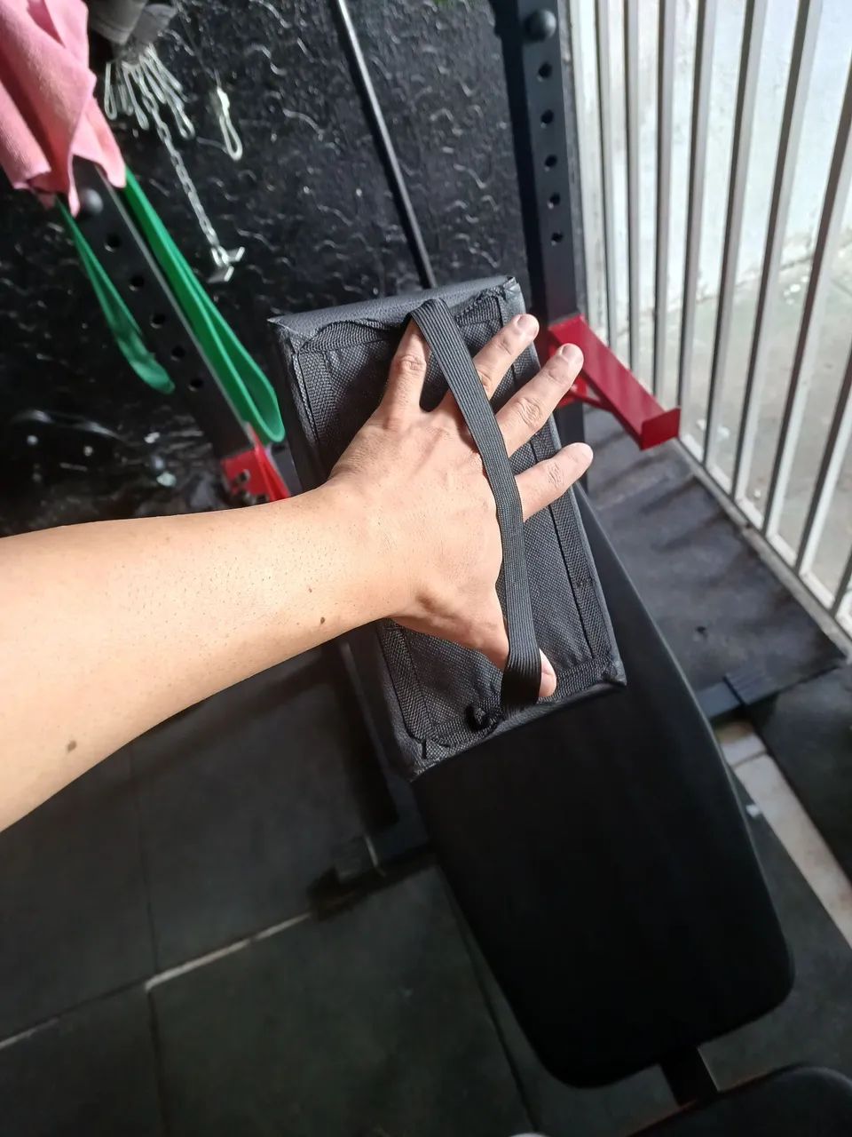 Banco supino com apoio Scott e elásticos de exercícios  - Foto 4