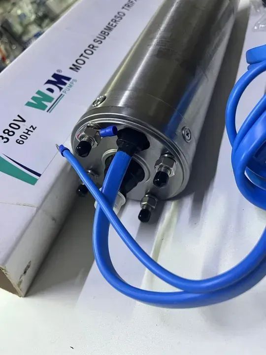 Motor de bomba palito caneta MTR 4TRIF 0,75CV 380V 60HZ wdm - Foto 5