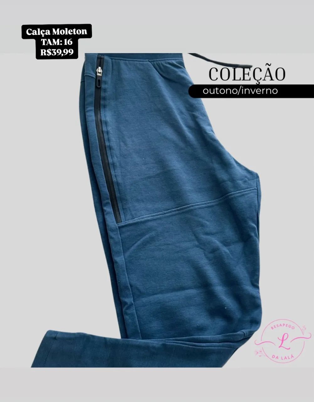 Conjunto Moletom + Calça Jogger Zara Brasil - TAM. 16 3x40,00 - Foto 3