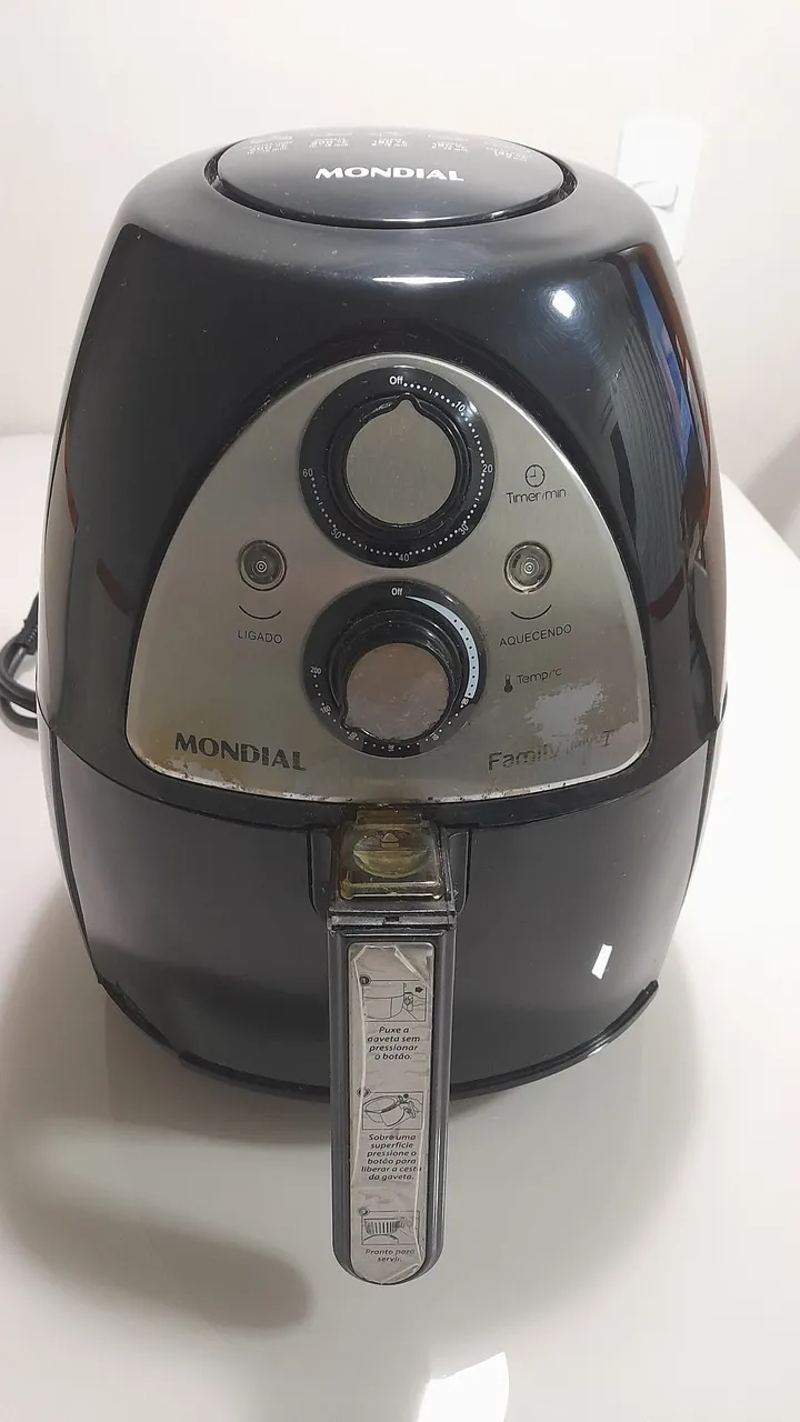 Fritadeira Elétrica Mondial Family Inox