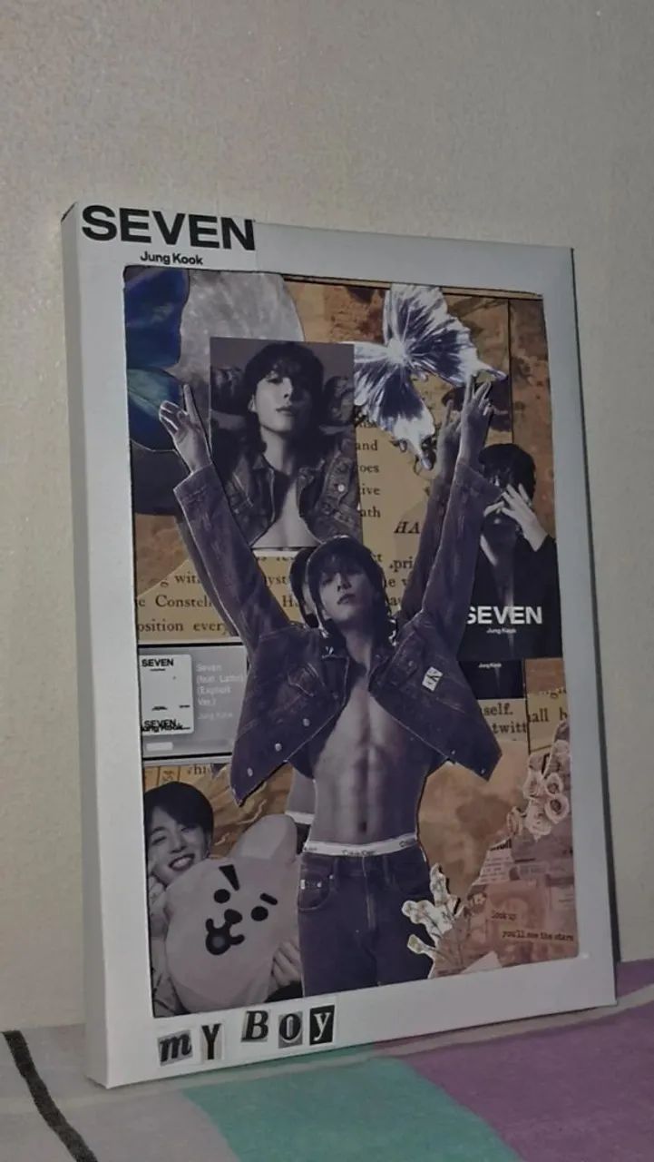 Quadrinho 3d (K-pop/jungkook/músicas e mais)