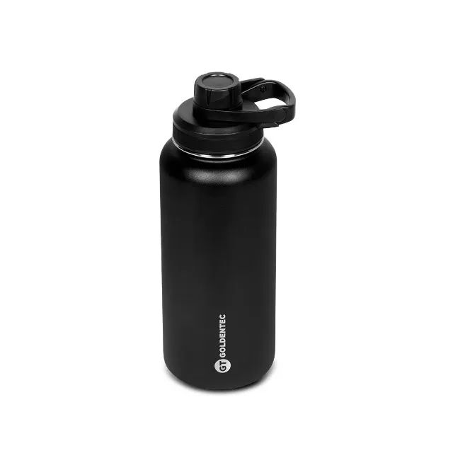 Garrafa Térmica GT 1000ml com Tampo com Bico Black - WZetta - Foto 4