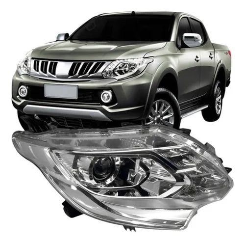 Farol L200 Triton 2017 2018 2019 Elétrico Com Led