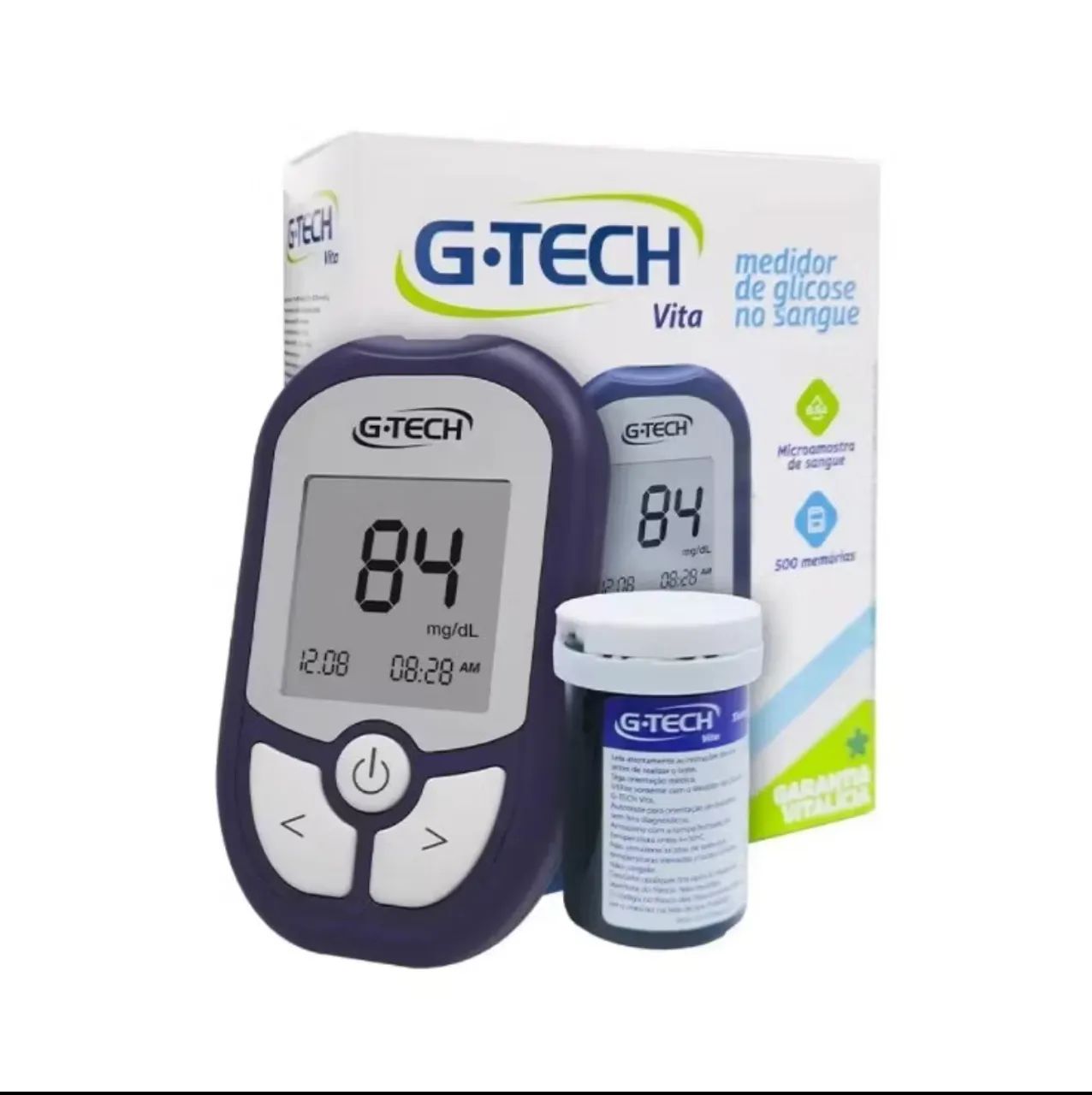 Medidor de Glicose G-Tech Vita - Novo