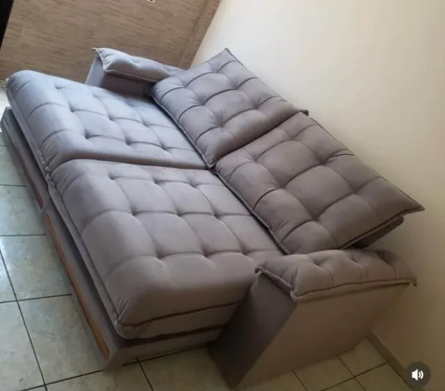 SOFA RETRATIL NOVO MOLAS ENSACADAS PILLOW 30CM PRODUTO PREMIUM