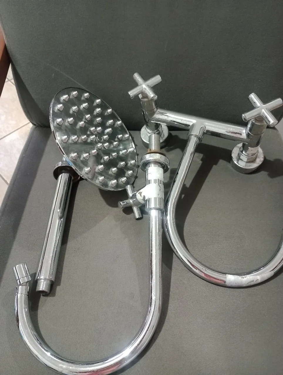 Ducha Higiênica Completa Cromada
