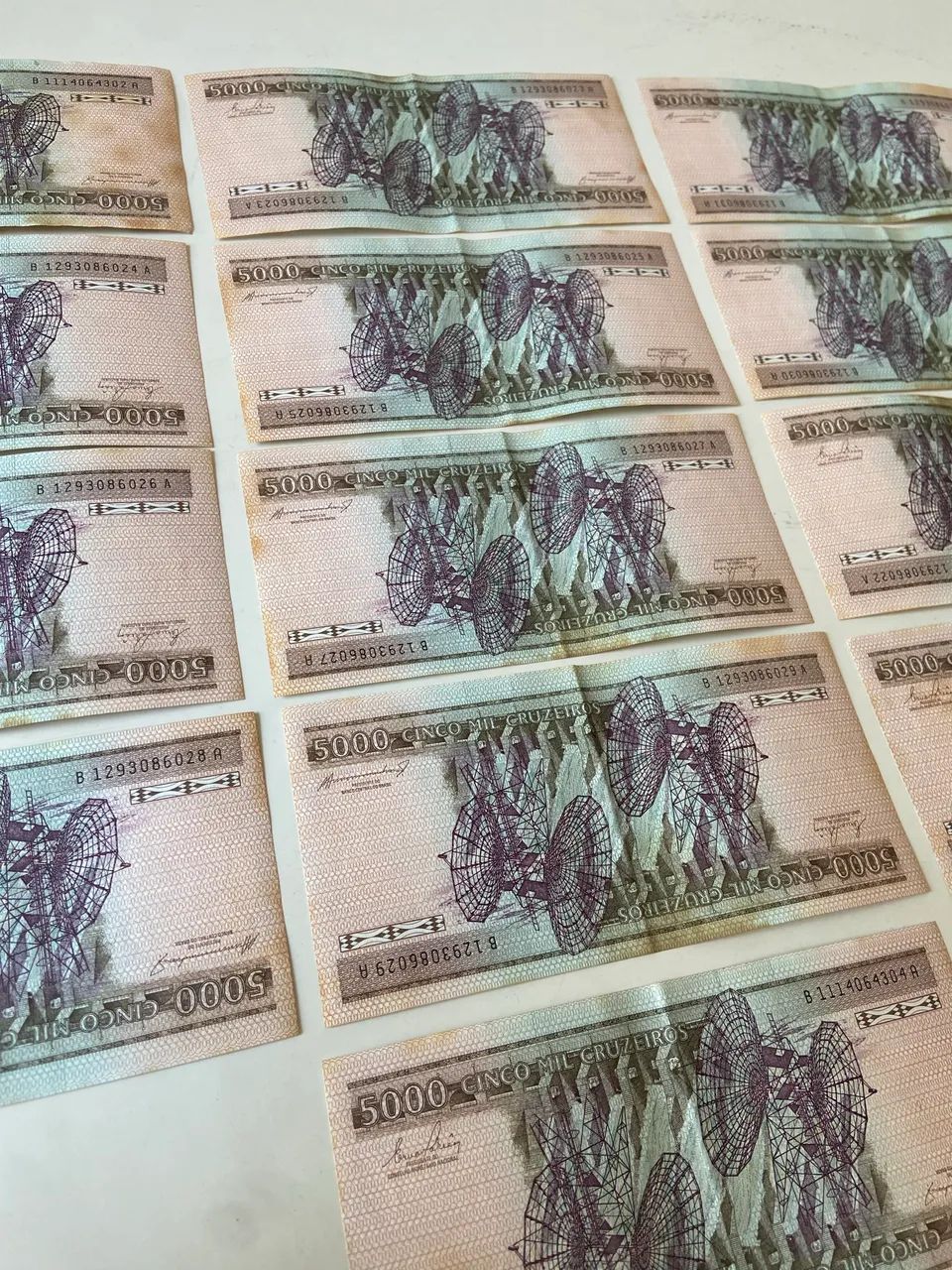 13 cédulas de 5000 cruzeiros - Castelo Branco - Foto 3