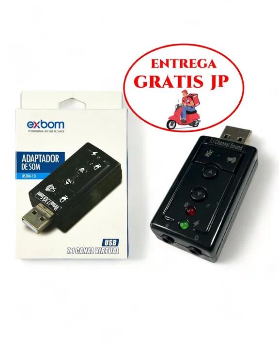 Adaptador de Som Exbom 