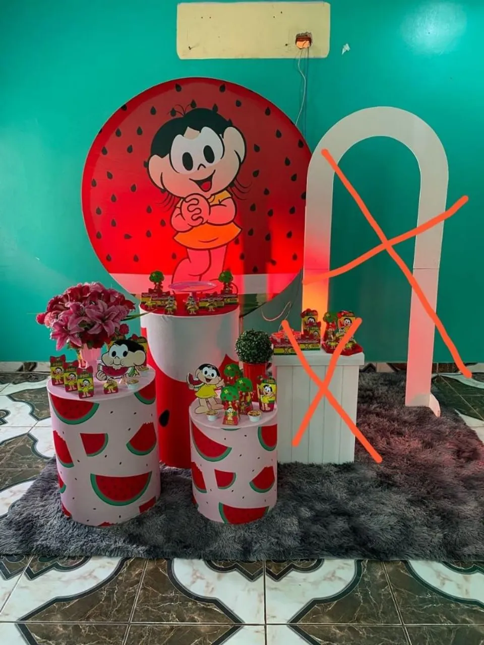 Kit Festa Infantil - Tema Moranguinho