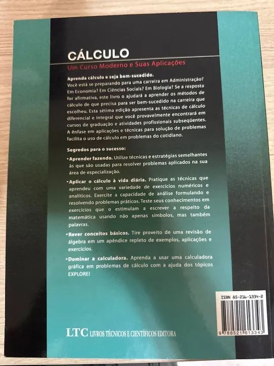 Cálculo: Um curso Moderno e Suas Aplicações - Foto 2