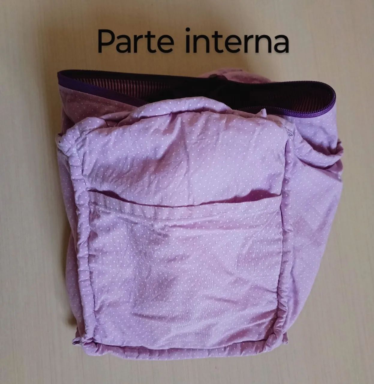 Bolsa Hello Kitty e Acessórios Kuromi - Lilás com Estampa de Laços - Foto 5