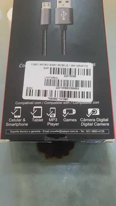 Cabo Micro USB 2.0, NOVO! - Foto 6