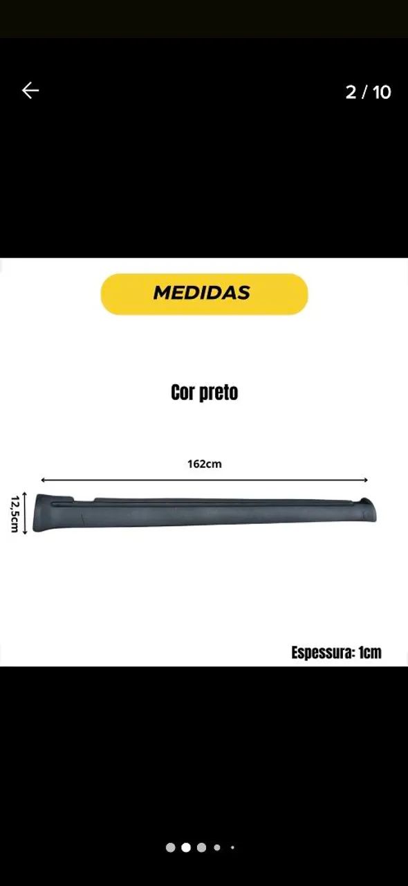 Par Spoiler Lateral Gol/parati/saveiro quadrado - Foto 3