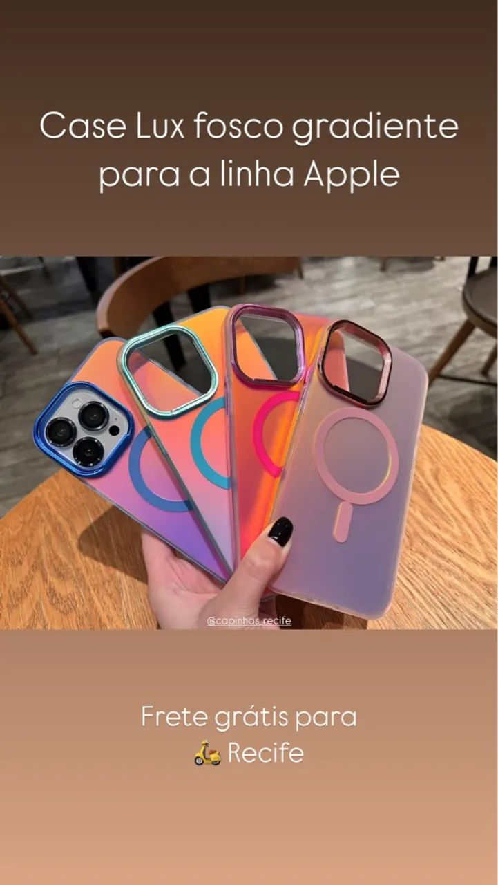 Capa iPhone 16 pro max luxury 