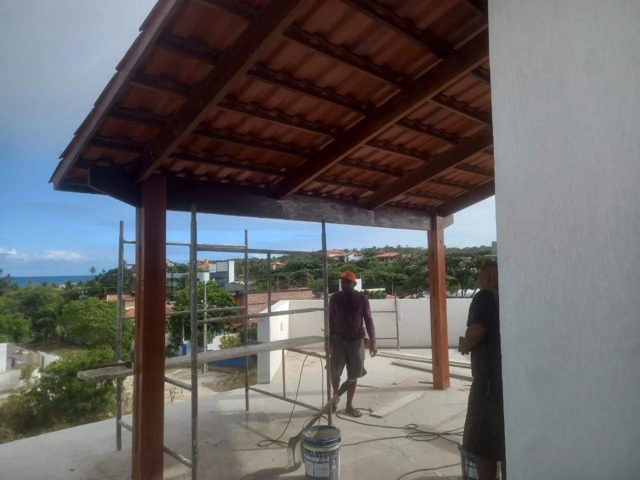 Paulo carpinteiro telhadista cobertura e pergolado caramanchao reforma de Telhados  - Foto 2