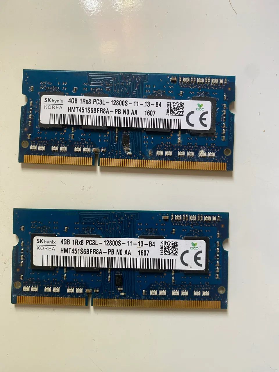 Memória RAM 2x 4gigas64289464915074121