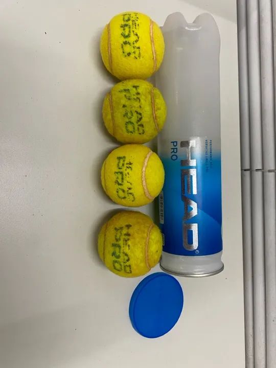 4 Bolas de Tênis HEAD PRO - Novas